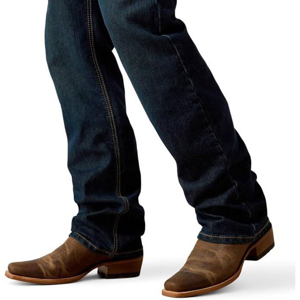 Ariat M4 Relaxed Boot Cut 42/36 Men's Stretch Denim Jeans Blackstone - Picture 5 of 11